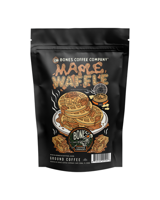 Bones Beans Maple Waffle 114 g Ground Coffee