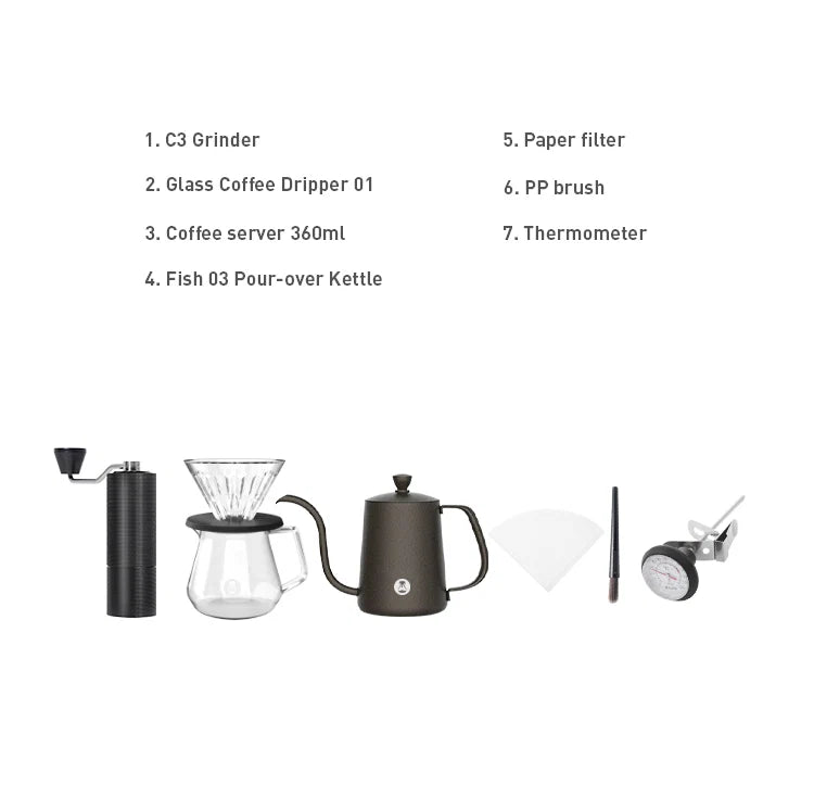 TIMEMORE Pour Over Coffee Suitcase v60 Kit C3S Small
