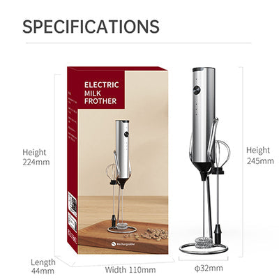 Coffee Gate Milk Frother Heavy Silver