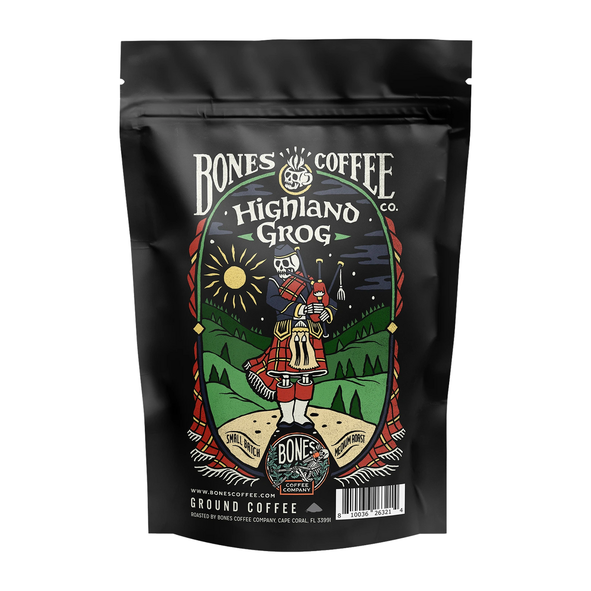 Bones Beans Highland Grog 114 g Ground Coffee