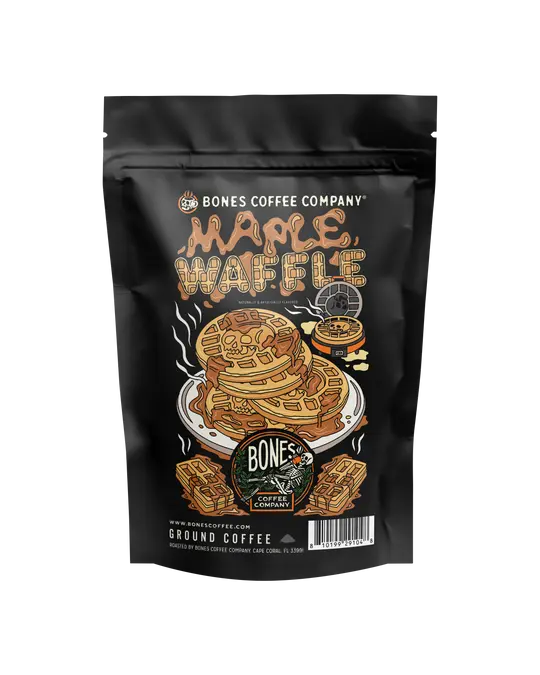 Bones Beans Maple Waffle 114 g Ground Coffee