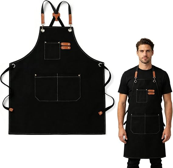 Coffee gate Apron Adjustable Black