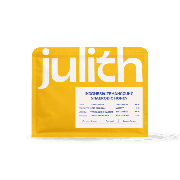 Julith Beans Indonesia TEMANGGUNG ANAEROBIC HONEY 250g