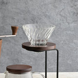 Hario Dripper V60 Glass Walnut