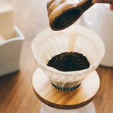 Hario Dripper V60 02 Glass and Olive Wood