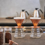 Hario Dripper V60-02 Copper With Nickel Plating Inside