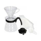 Hario Dripper and Server V60 Coffee Set 02 Size