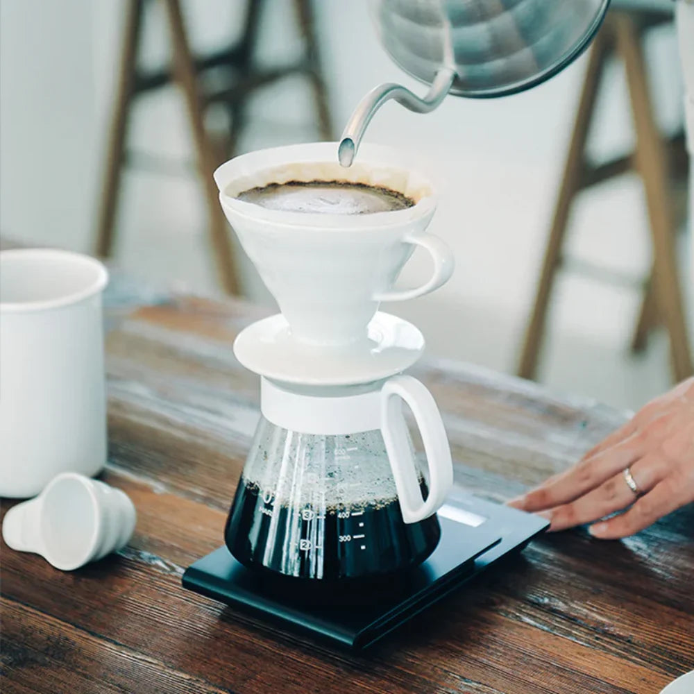 Hario Dripper V60 Ceramic 02 Set White
