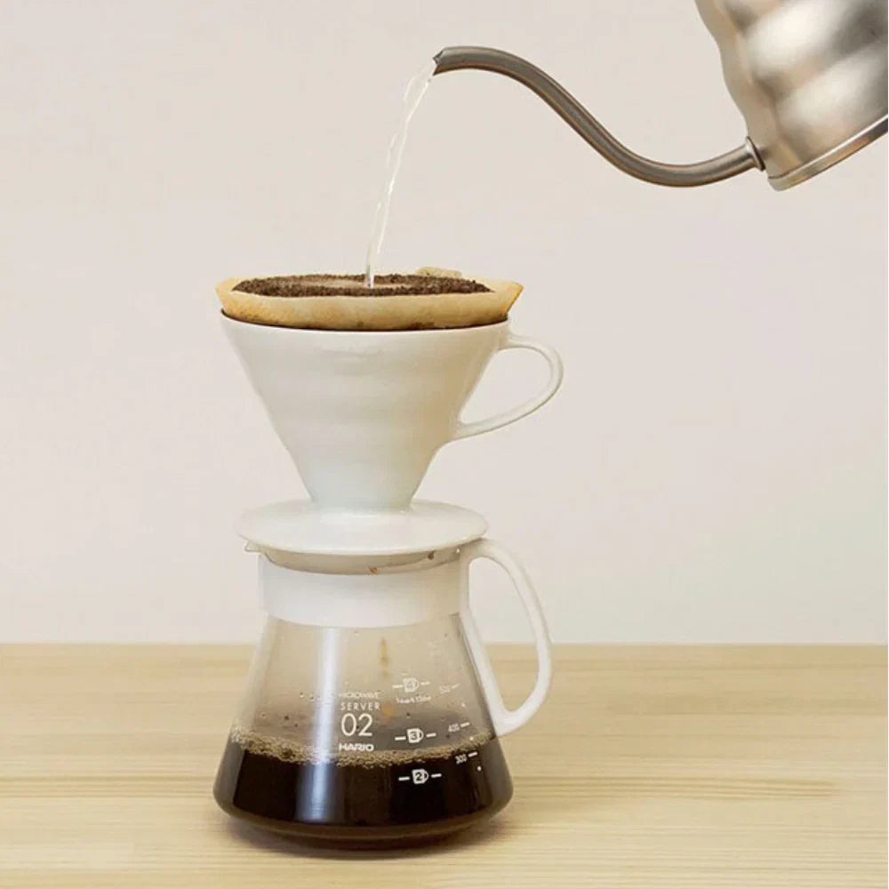 Hario Dripper V60 Ceramic 02 Set White